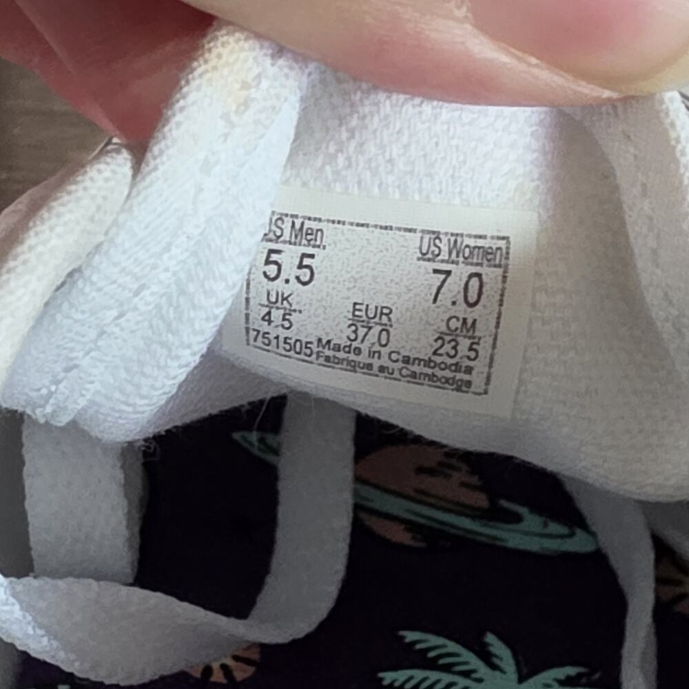 Vans Authentic Unidentified U-Paint Women's Skate Shoes Sneakers Size 7 White - Picture 8 of 11